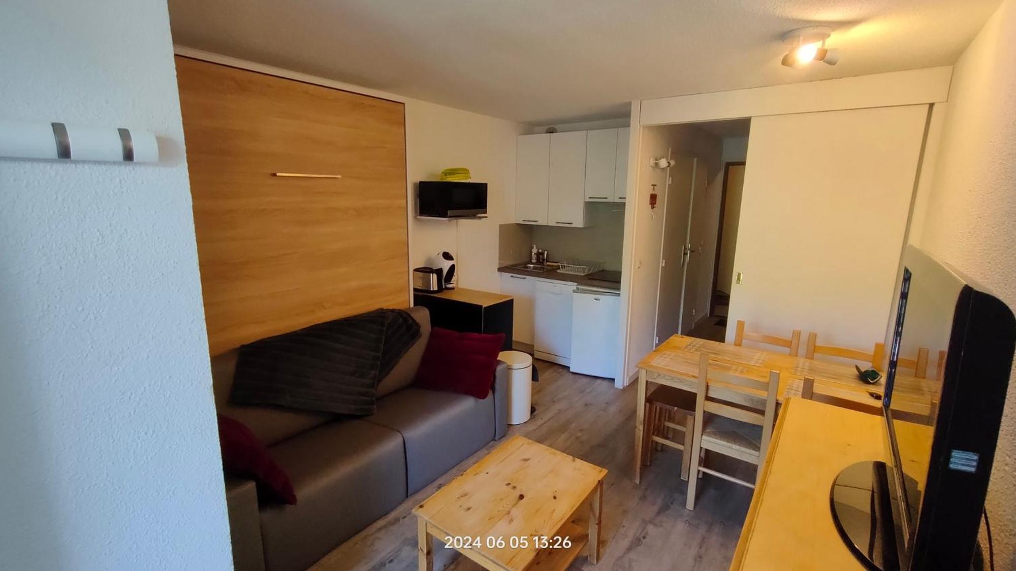 Studio Cabine 4 Pers Les2Alpes 21M² Ле дез Альп Экстерьер фото