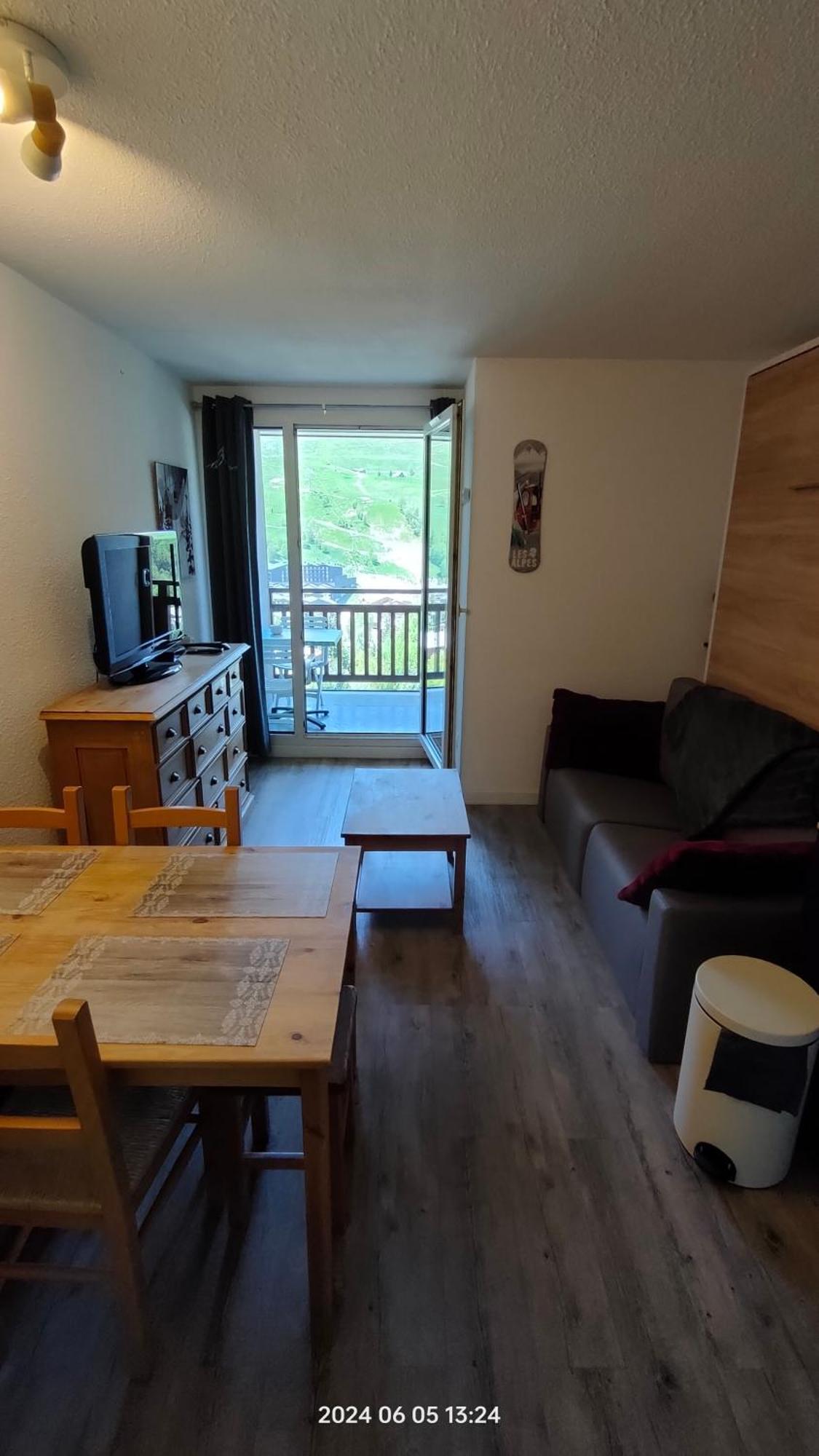 Studio Cabine 4 Pers Les2Alpes 21M² Ле дез Альп Экстерьер фото