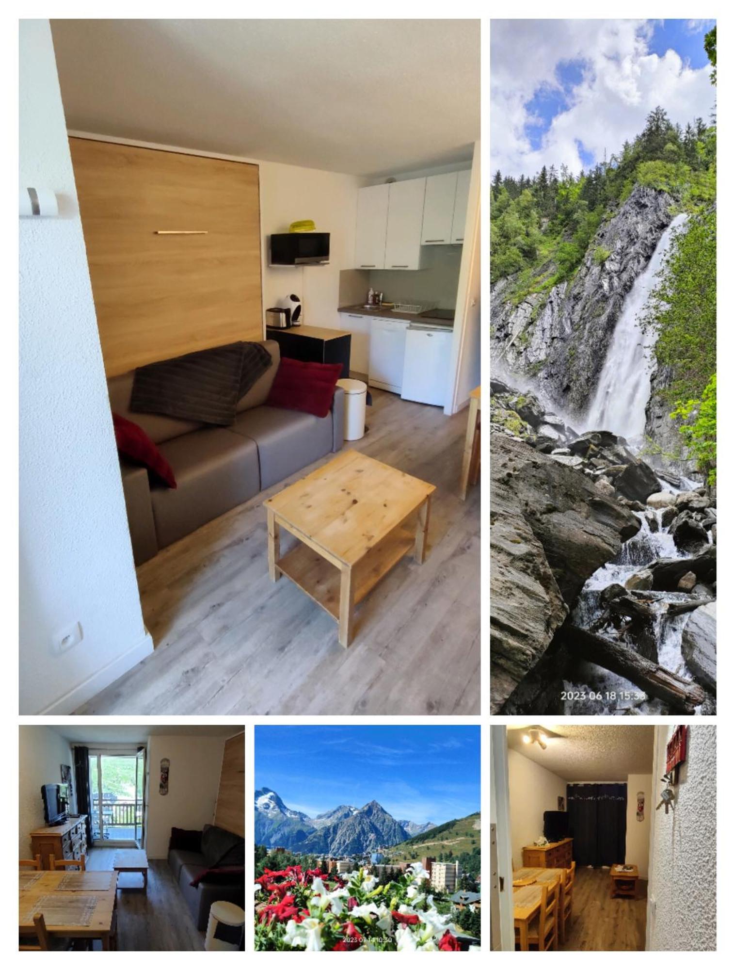 Studio Cabine 4 Pers Les2Alpes 21M² Ле дез Альп Экстерьер фото